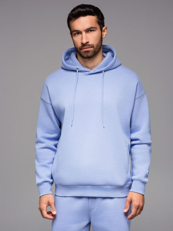 Ombre Clothing Unisex-Hoodie mit Taschen - lavendel