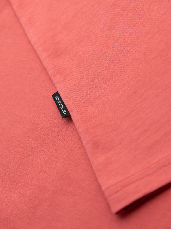 Ombre Clothing Herren klassisches Baumwoll-T-Shirt BASIC - koralle