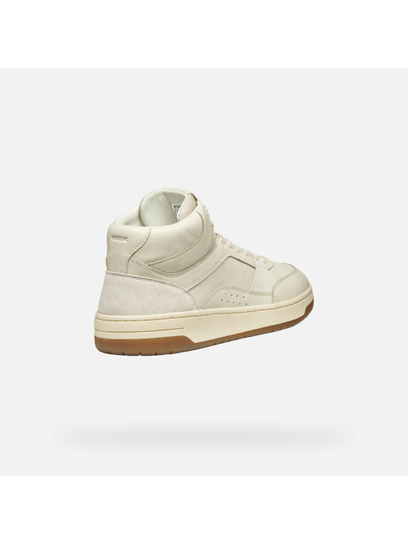 Geox Cremefarbene Herren-Sneaker Geox Sedral Court