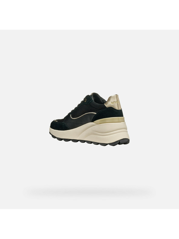 Geox Schwarze Damen-Sneaker Geox Spherica EC13