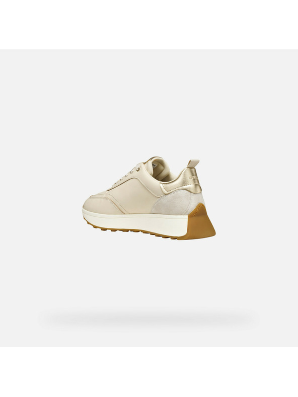 Geox Creme Damen Geox Amabel Turnschuhe