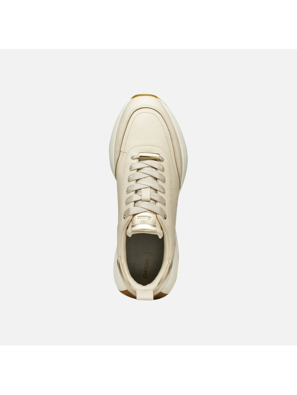 Geox Creme Damen Geox Amabel Turnschuhe