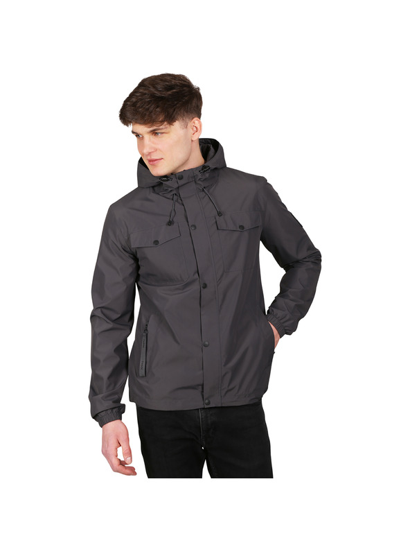 NAX Herren-Jacke mit PTX-Membran nax NAX IKEL dk.true grau