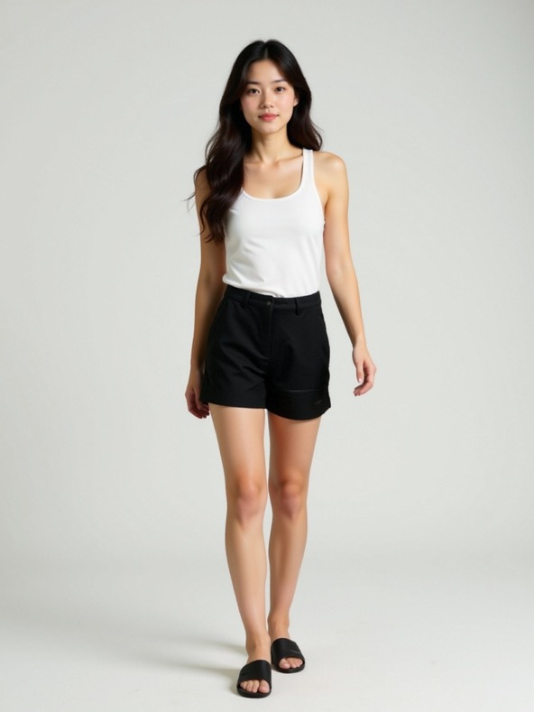 ALPINE PRO Damen-Softshell-Shorts ALPINE PRO BAKA schwarz