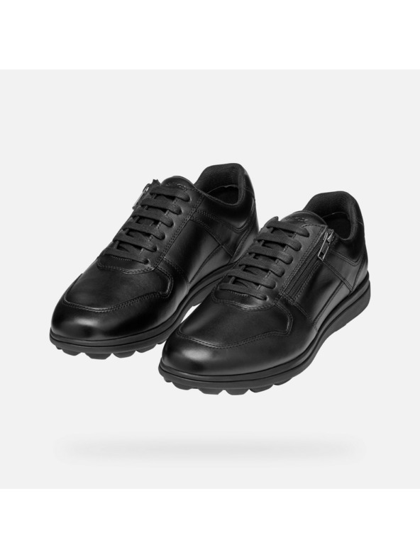 Geox Schwarz Herren Geox Spherica EC12 Turnschuhe