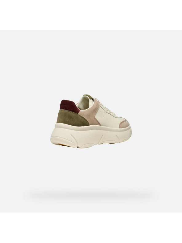 Geox Cremefarbene Damen-Sneaker Geox Nebula 2.0