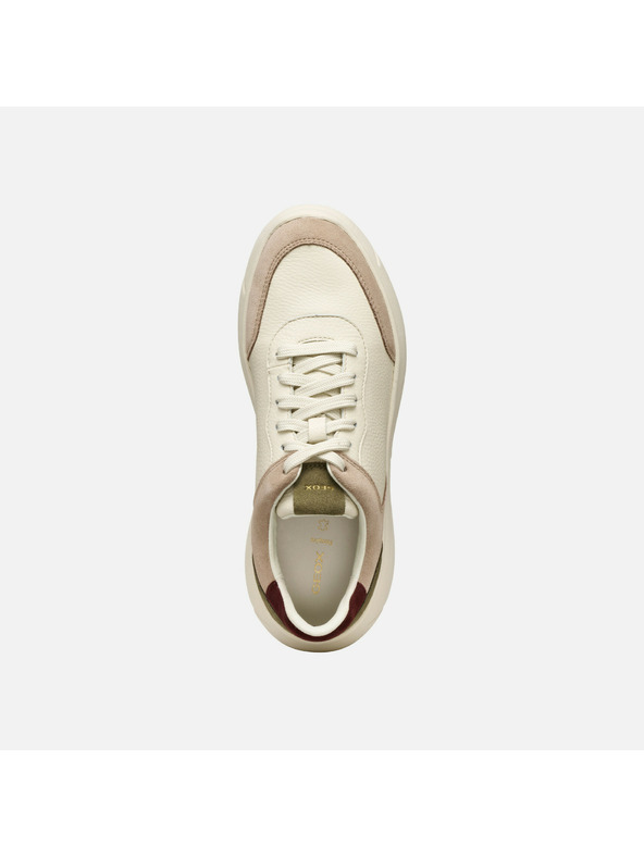 Geox Cremefarbene Damen-Sneaker Geox Nebula 2.0
