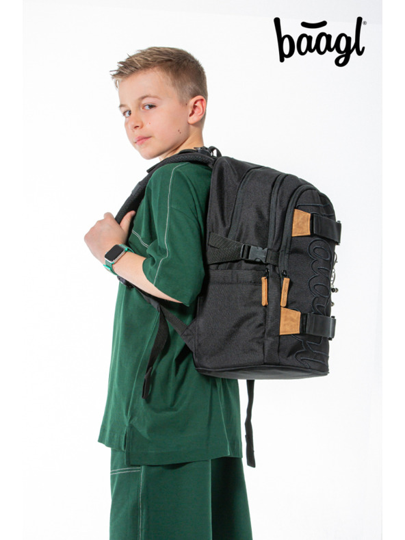 BAAGL  BAAGL 5 SET Skate Darkness: Rucksack, Federmäppchen, Etui, Beutel, Mappe