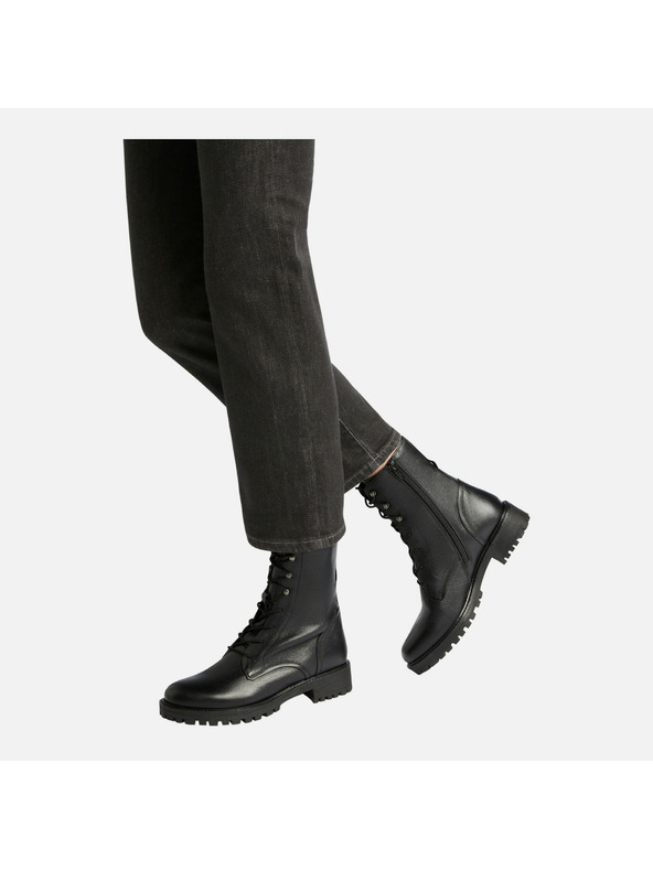 Geox Schwarze Damen-Stiefeletten Geox Hoara