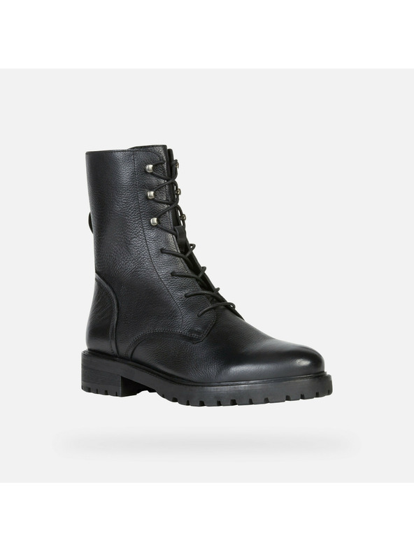 Geox Schwarze Damen-Stiefeletten Geox Hoara