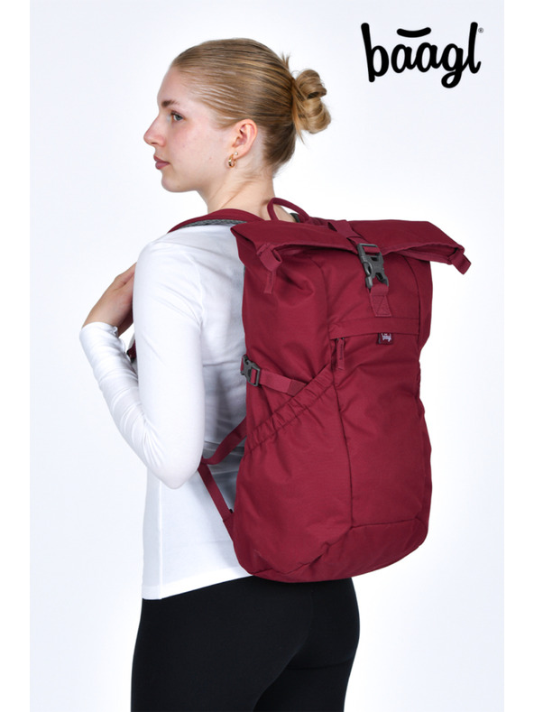 BAAGL  BAAGL Rucksack Roll Burgundy GRS