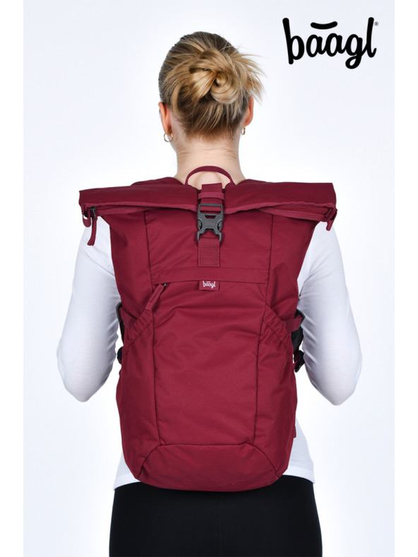 BAAGL  BAAGL Rucksack Roll Burgundy GRS