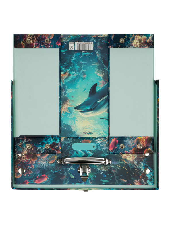 BAAGL  BAAGL Faltbare Schulmappe Delfin mit Beschlag