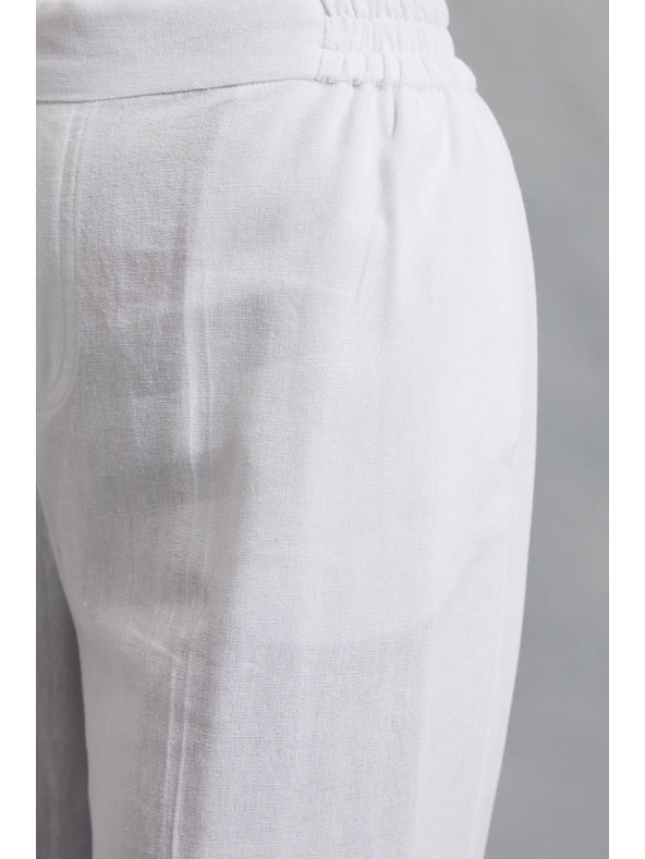 Moodo Weiße weite Hose