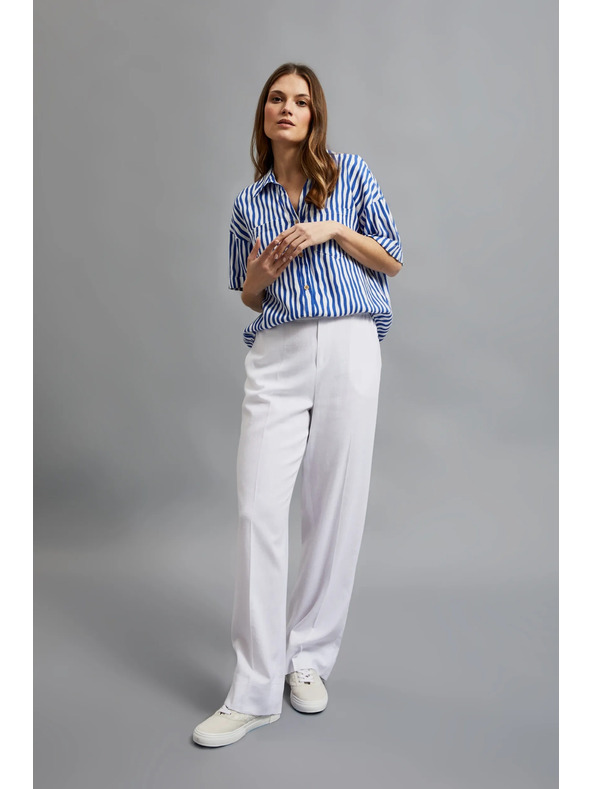 Moodo Weiße weite Hose