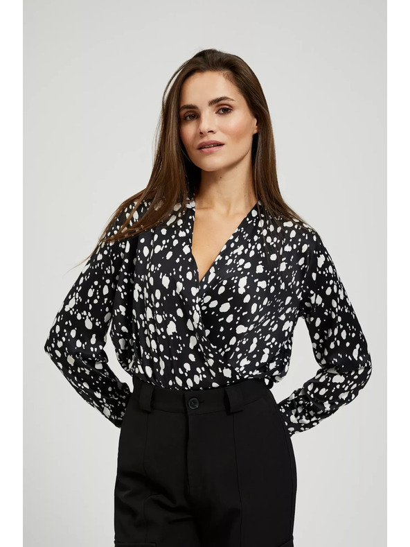 Moodo Gemusterte Bluse Moodo