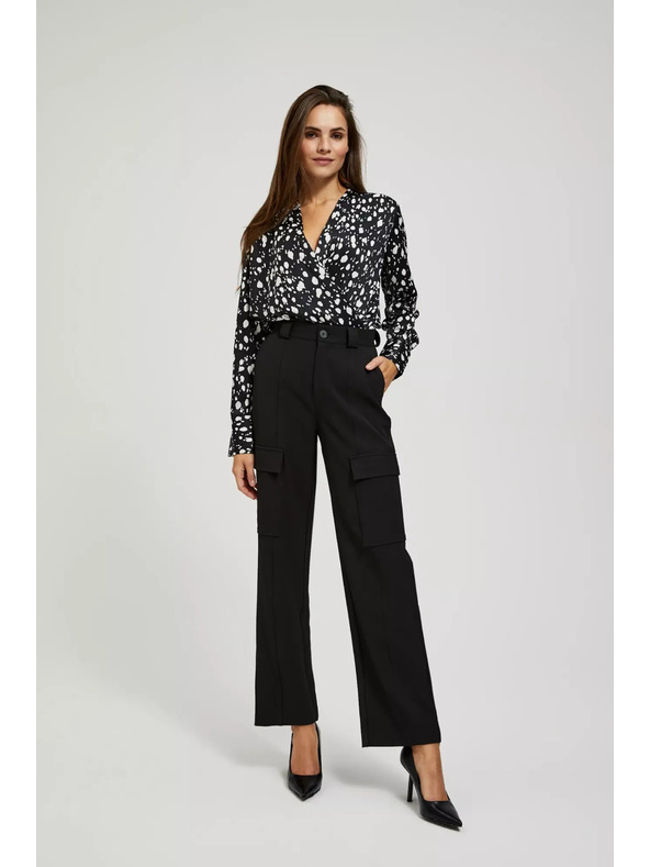 Moodo Gemusterte Bluse Moodo