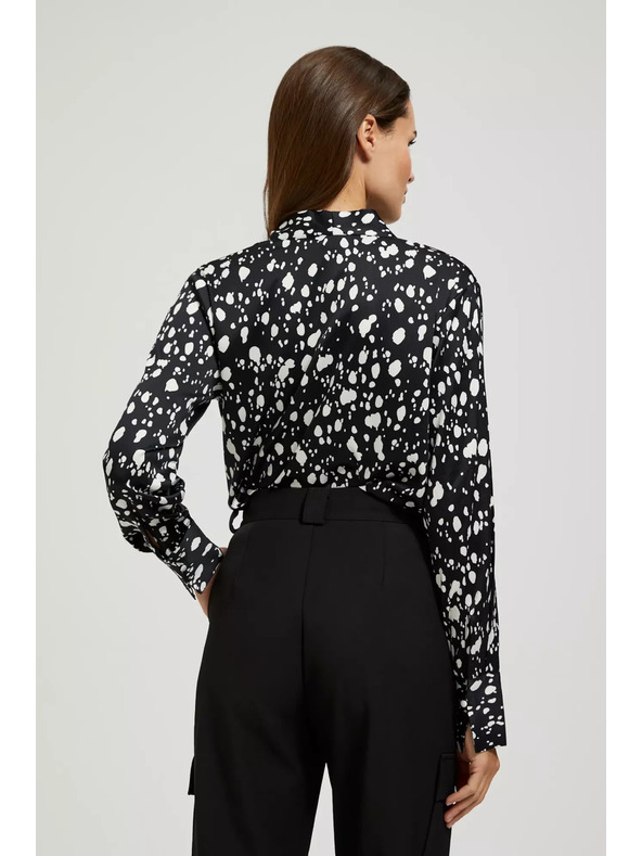 Moodo Gemusterte Bluse Moodo