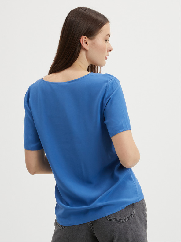Vila Blaues Basic-Hemd für Frauen VILA Paya