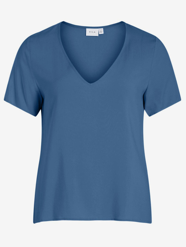Vila Blaues Basic-Hemd für Frauen VILA Paya