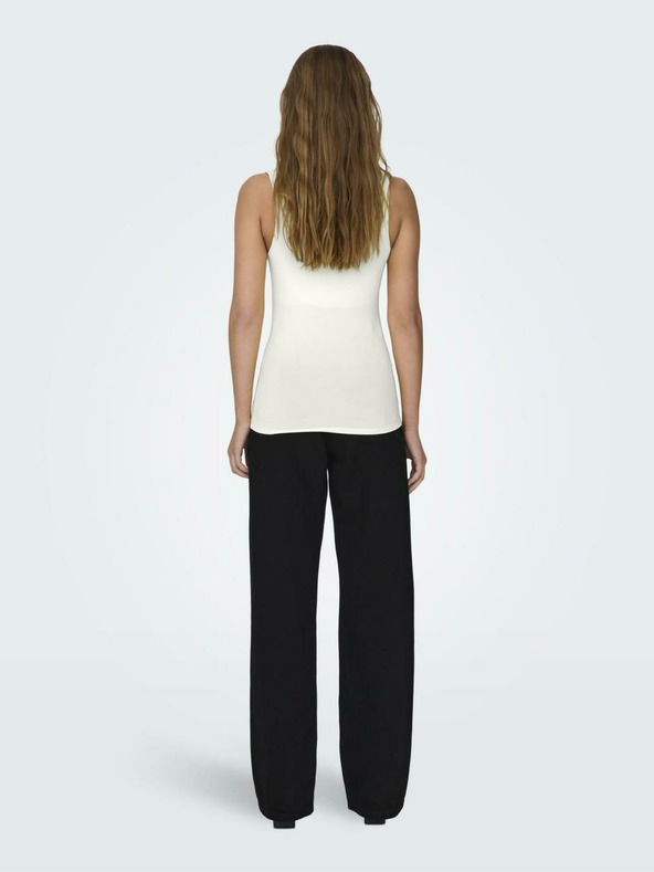 ONLY Cremefarbenes Wende-Tanktop für Damen ONLY Ea