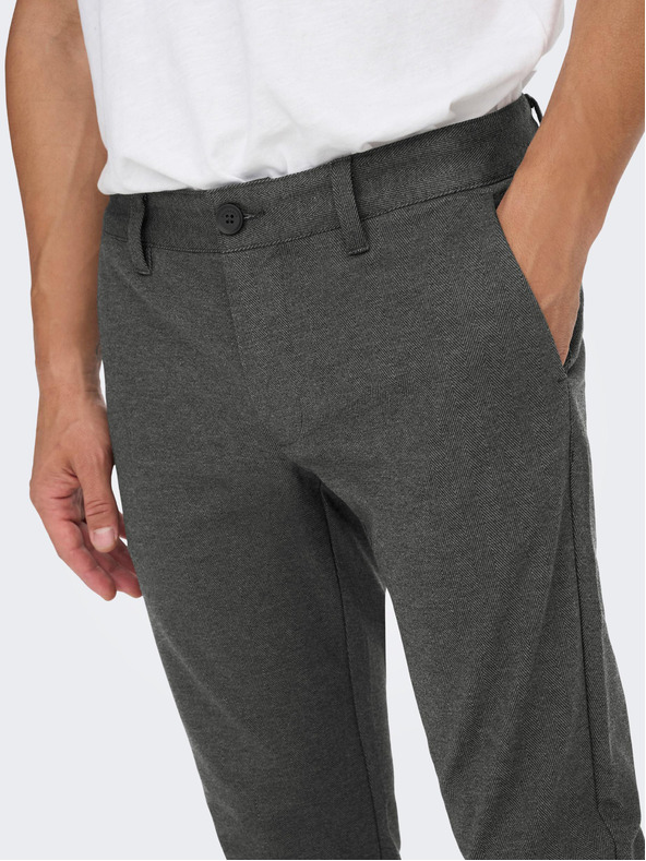 ONLY & SONS Dunkelgraue Herren Chino-Hose ONLY & SONS Mark