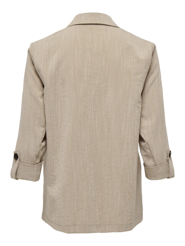 ONLY Beige gestreifte Damenjacke ONLY Marsa