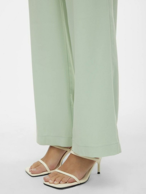 Vero Moda Hellgrüne Damen-Weitbeinhose von VERO MODA Carmen