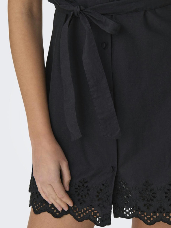 ONLY Schwarzes ONLY Lou Shirt Kleid für Damen