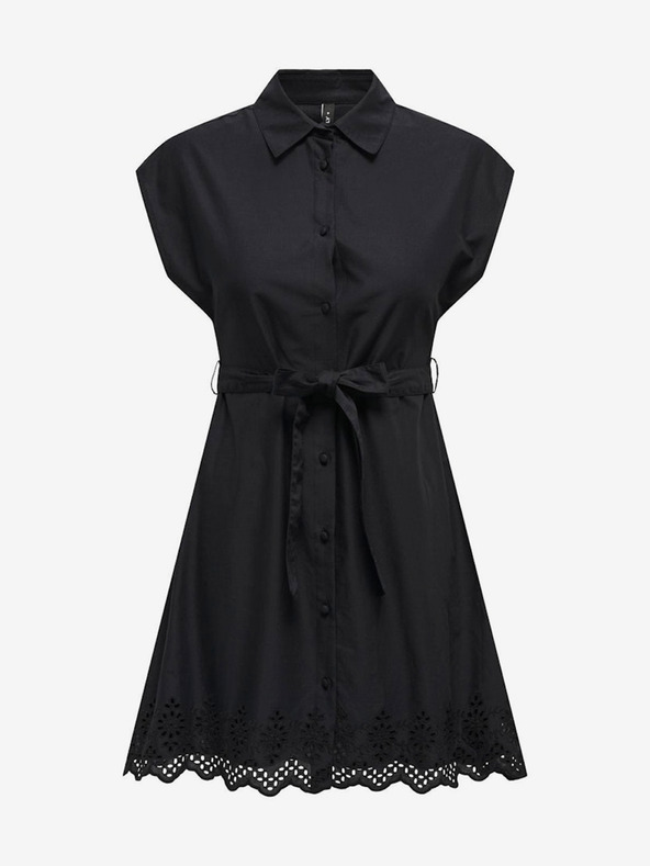 ONLY Schwarzes ONLY Lou Shirt Kleid für Damen