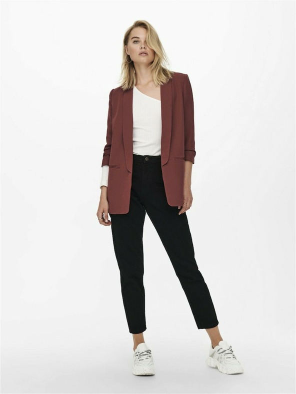 ONLY ONLY Burgundfarbener Damen-Blazer