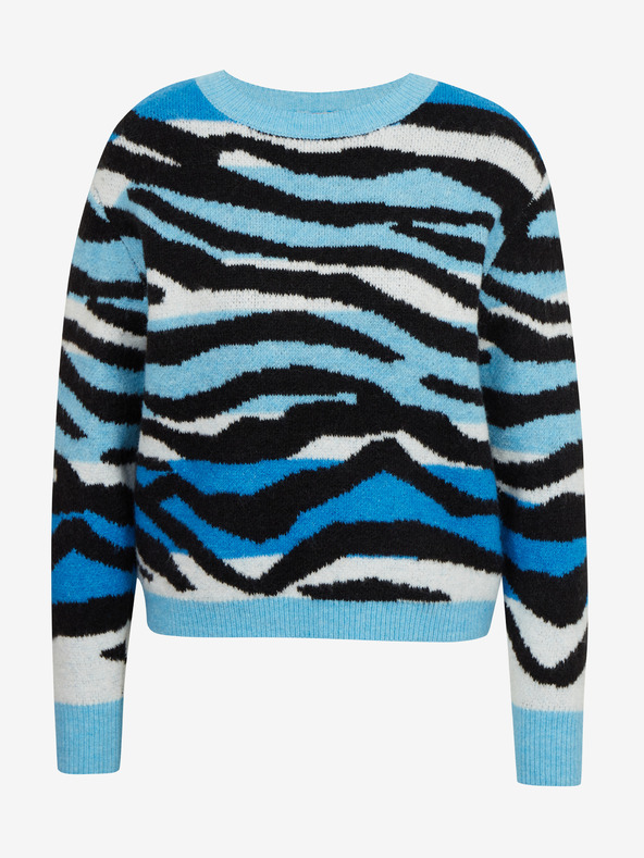 Orsay Schwarz-blau gemusterter Damenpullover ORSAY