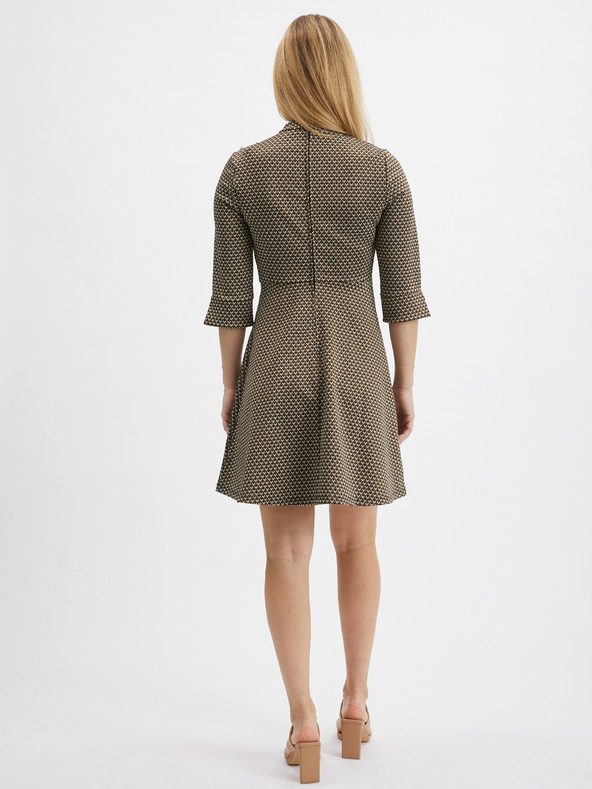 Orsay Braunes gemustertes Damenkleid ORSAY