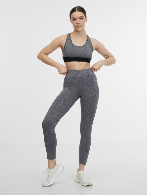 Orsay Grau gestromter Damen-Sport-BH ORSAY