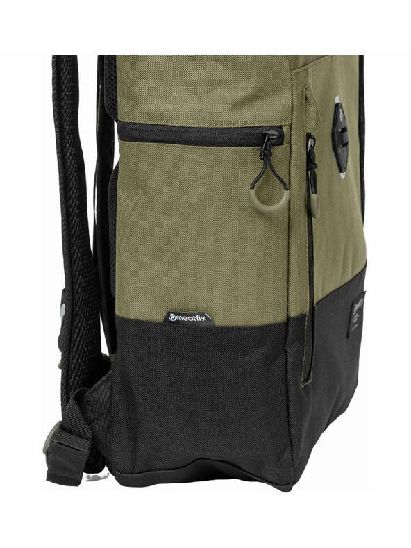 Meatfly Meatfly Rucksack Holler Olivine 28 L | Schwarz | Volumen 28 L