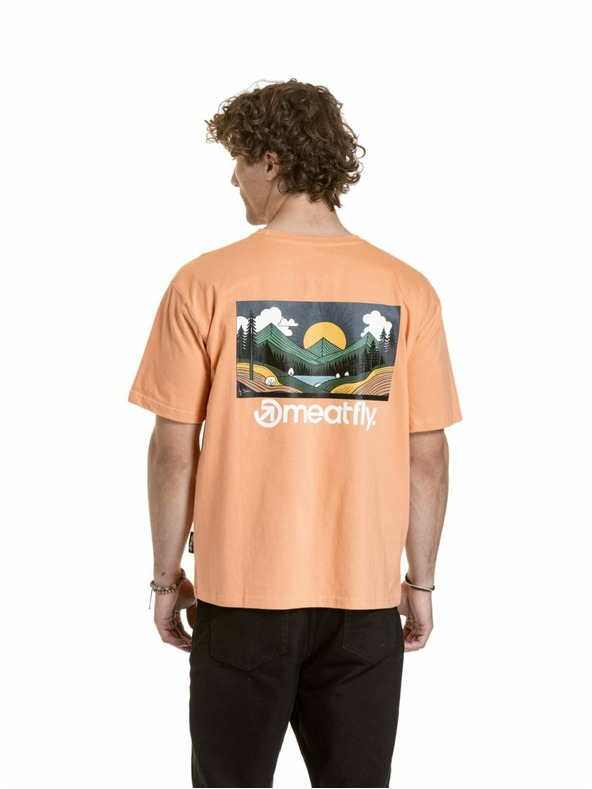 Meatfly Meatfly unisex T-Shirt Cachuma Coral Mountains