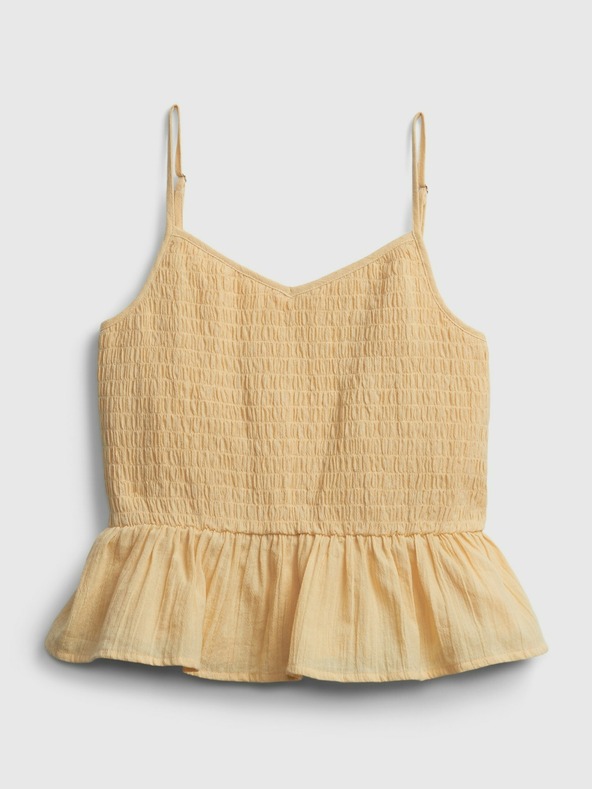 GAP Teen Top organic cotton cinched cami GAP