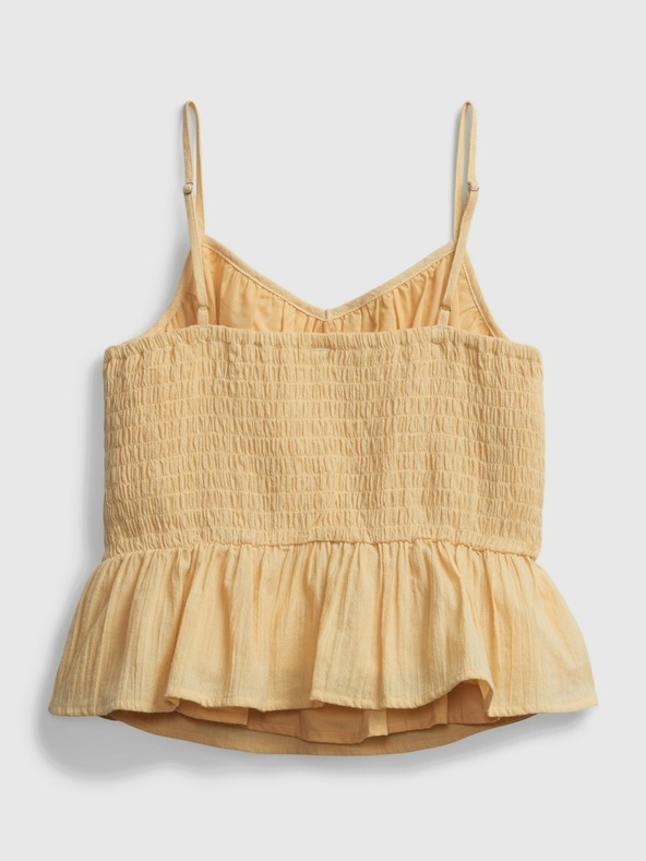 GAP Teen Top organic cotton cinched cami GAP