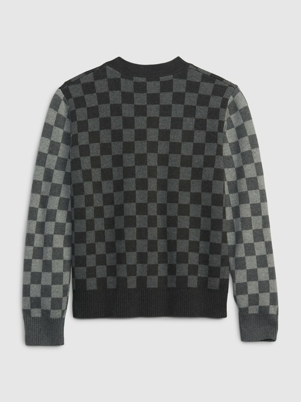 GAP Kinder-Strickjacke Schachbrettmuster GAP