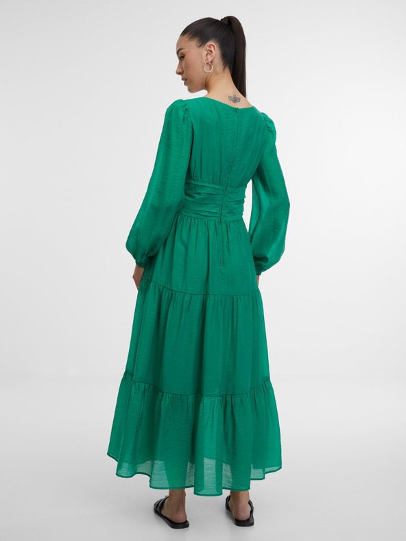 Orsay Grünes Maxi-Kleid für Damen ORSAY