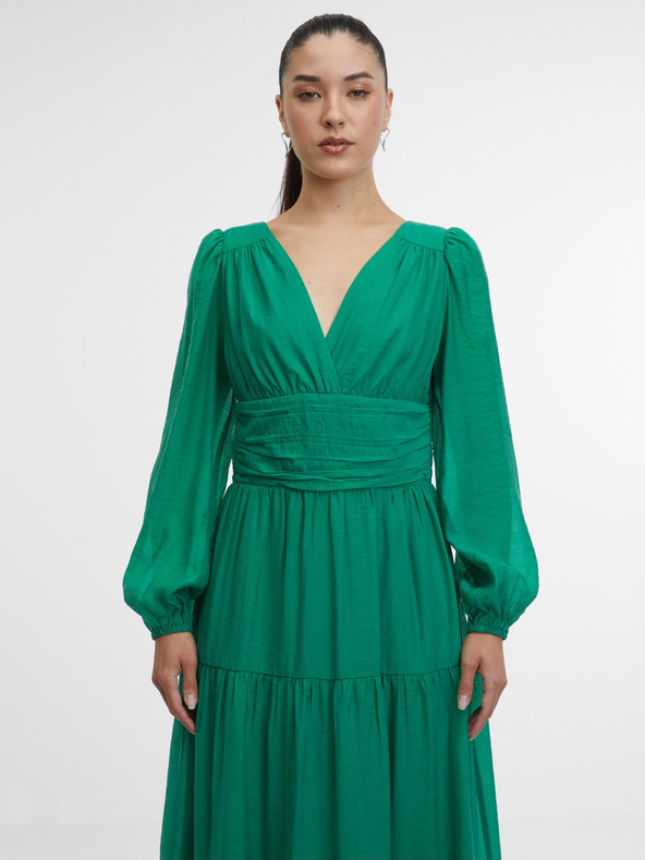 Orsay Grünes Maxi-Kleid für Damen ORSAY