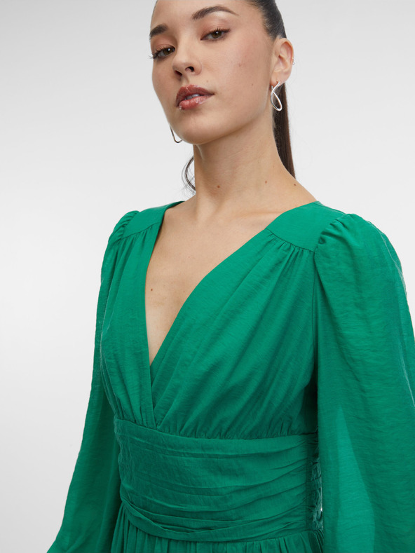 Orsay Grünes Maxi-Kleid für Damen ORSAY