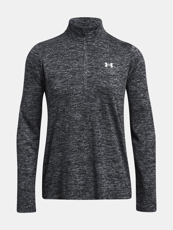 Under Armour Damen Sweatshirt Under Armour Tech 1/2 Zip- Twist-BLK