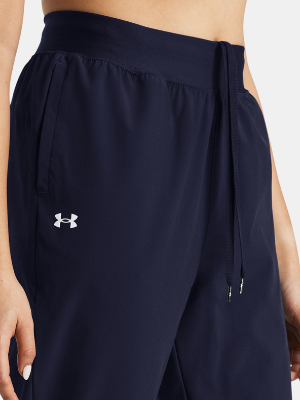 Under Armour Damen Sporthose Under Armour UA Rival Hi Rise Woven Pant-BLU