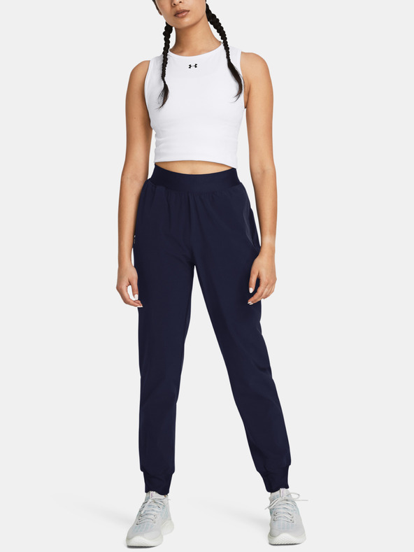 Under Armour Damen Sporthose Under Armour UA Rival Hi Rise Woven Pant-BLU