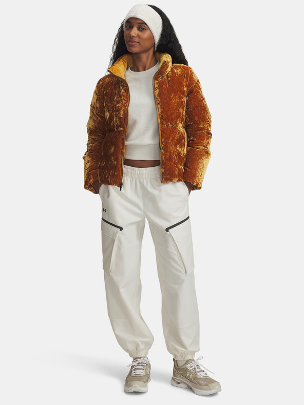 Under Armour Damen-Sweatjacke Under Armour Icon Terry Varsity Crew-WHT