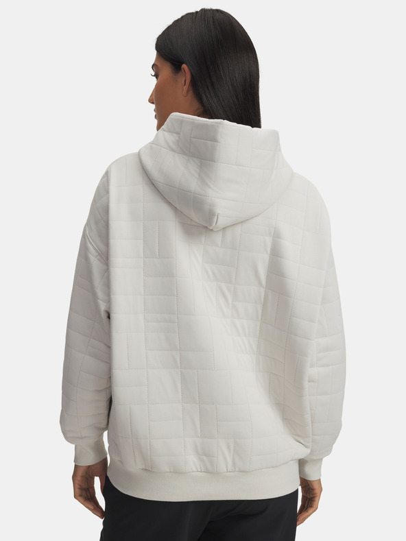 Under Armour Damen-Sweatjacke Under Armour Unstoppable Flc Txtr Hoodie-WHT