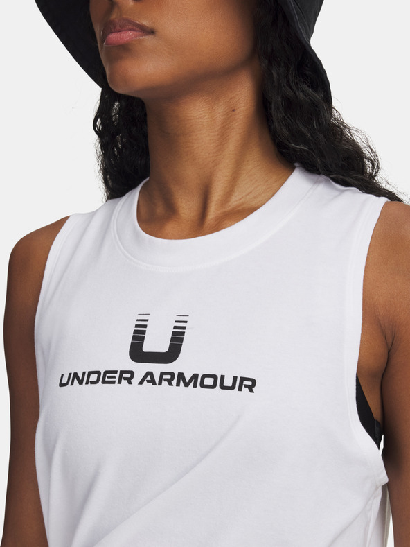 Under Armour Damen-Top Under Armour UA Varsity U Tank-WHT