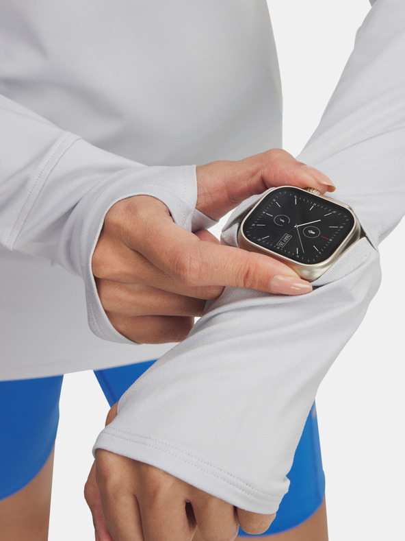 Under Armour Damen-T-Shirt Under Armour UA Launch Pro Half Zip-GRY