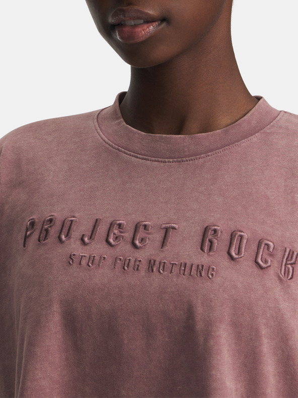 Under Armour Damen T-Shirt Under Armour Pjt Rck Statement Graphic SS-MRN